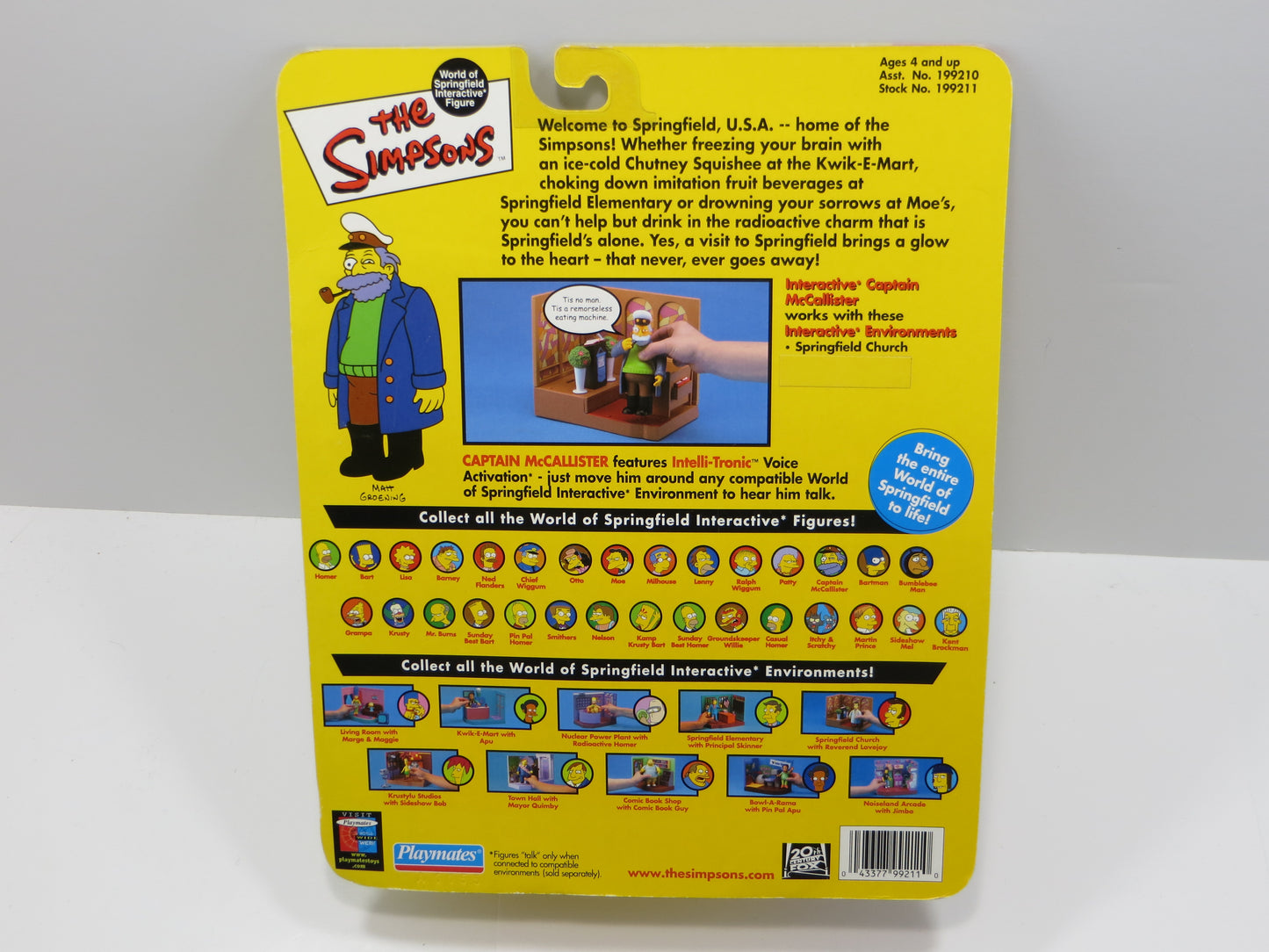 TONE RODRIGUEZ SIGNED SKETCHED CAPTAIN McCallister SIMPSONS FIGURINE JSA