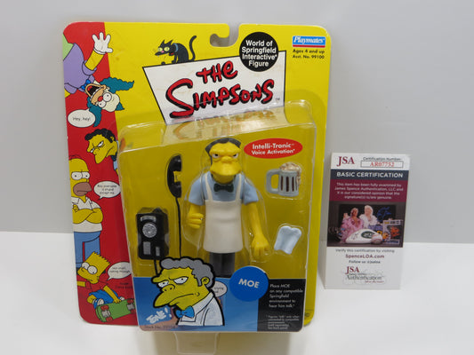 TONE RODRIGUEZ SIGNED SKETCHED MOE SIMPSONS FIGURINE JSA COA