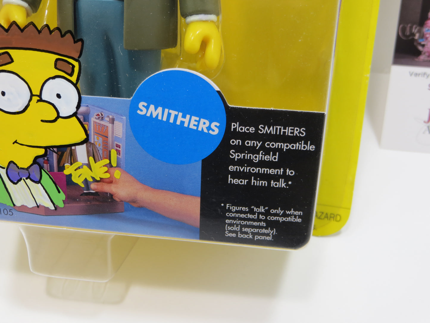 TONE RODRIGUEZ SIGNED SKETCHED Smithers SIMPSONS FIGURINE JSA