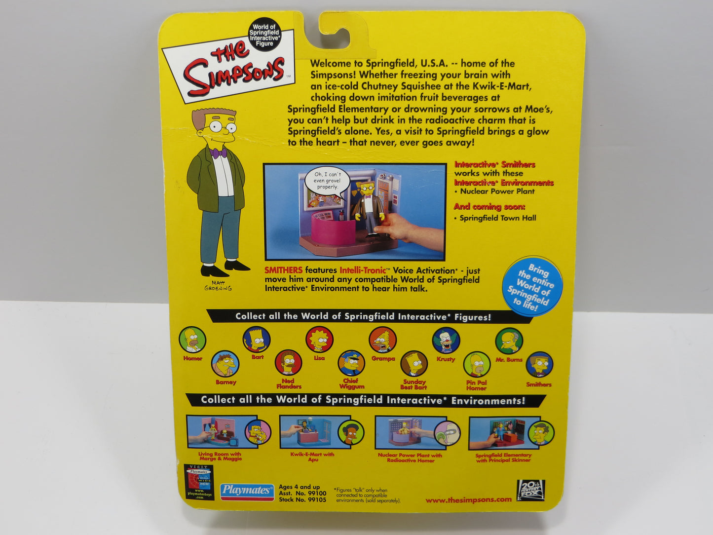 TONE RODRIGUEZ SIGNED SKETCHED Smithers SIMPSONS FIGURINE JSA