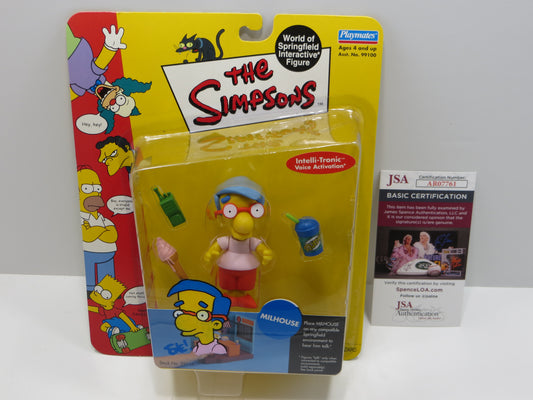 TONE RODRIGUEZ SIGNED SKETCHED Milhouse SIMPSONS FIGURINE JSA