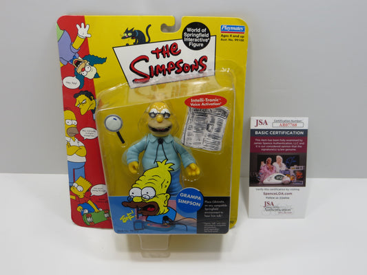TONE RODRIGUEZ SIGNED SKETCHED Grandpa Simpson SIMPSONS FIGURINE JSA