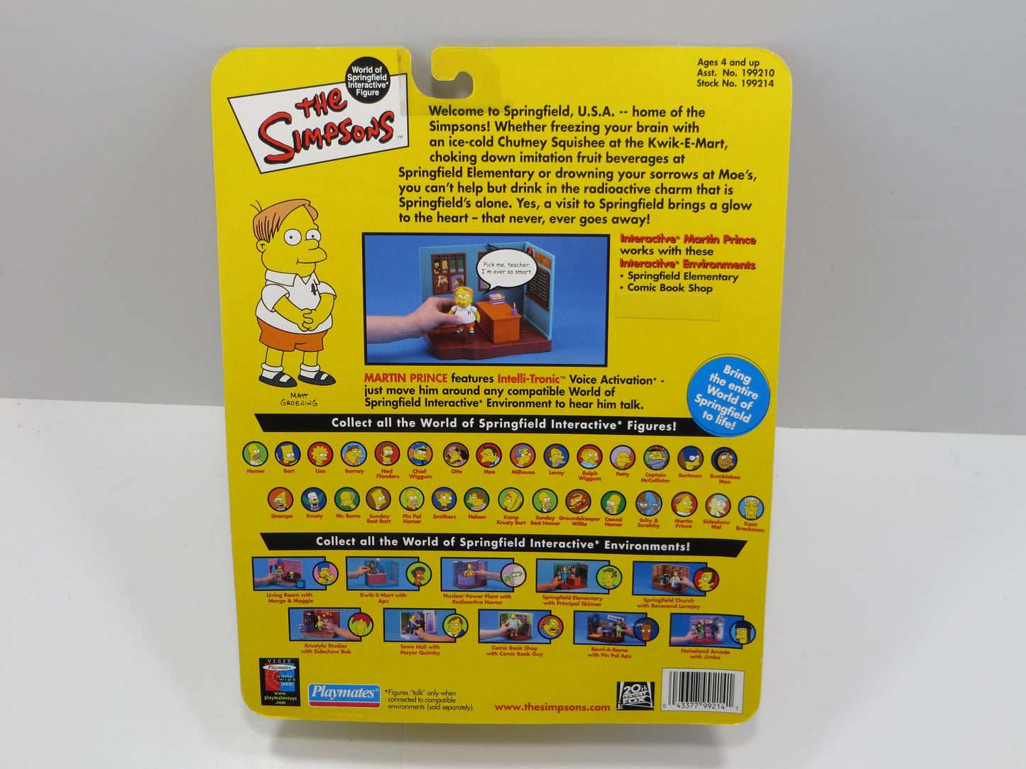 TONE RODRIGUEZ SIGNED SKETCHED Martin Prince SIMPSONS FIGURINE JSA