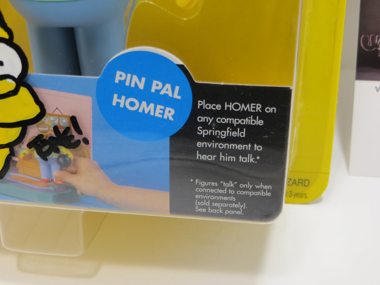 TONE RODRIGUEZ SIGNED SKETCHED Pin Pal Homer SIMPSONS FIGURINE JSA