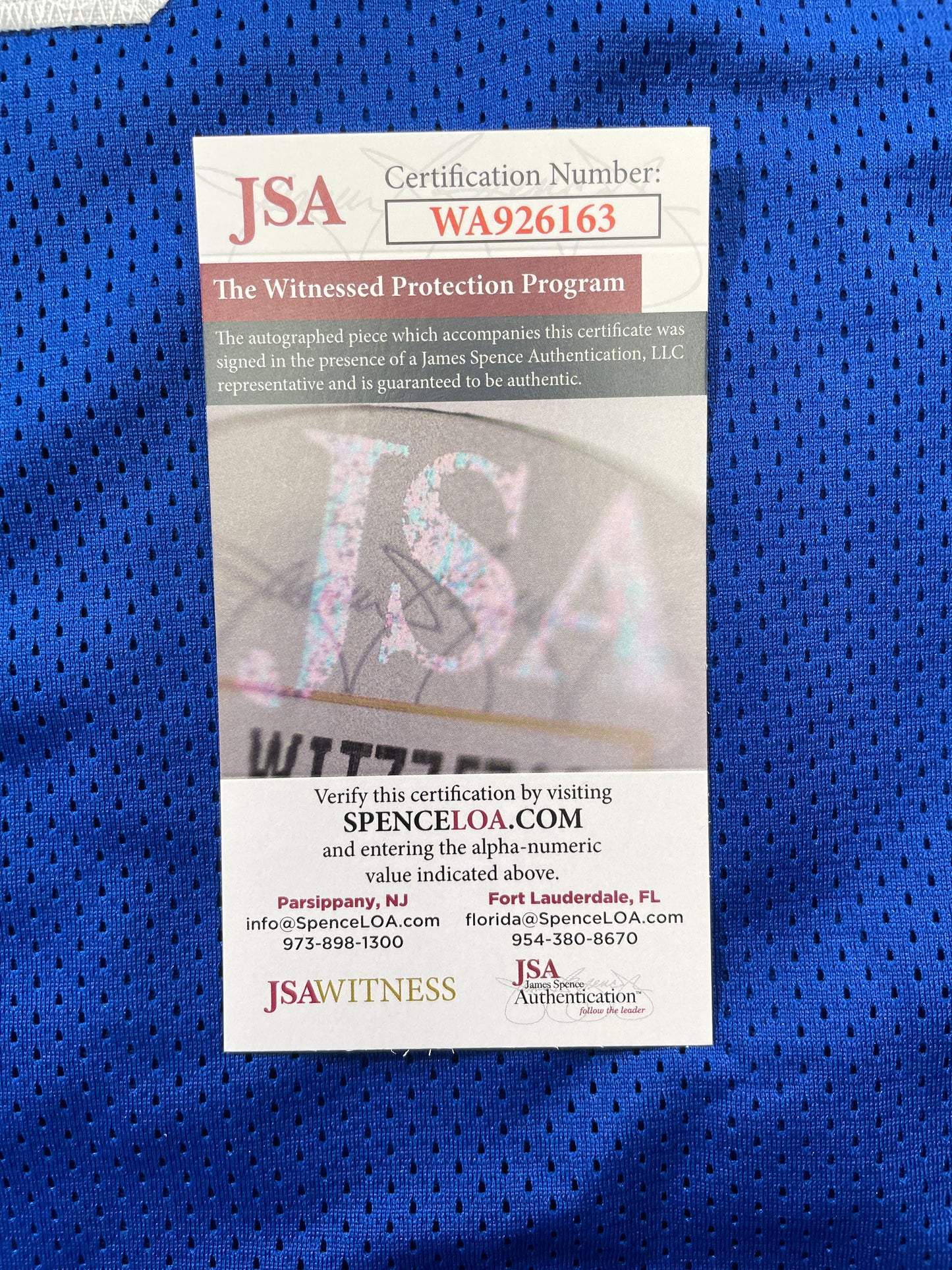 LARRY COLE DALLAS COWBOYS SIGNED BLUE JERSEY w/SB VI & XII Champs XL JSA COA