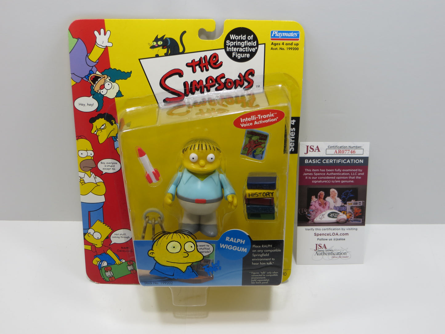 TONE RODRIGUEZ SIGNED SKETCHED Ralph Wiggum SIMPSONS FIGURINE JSA