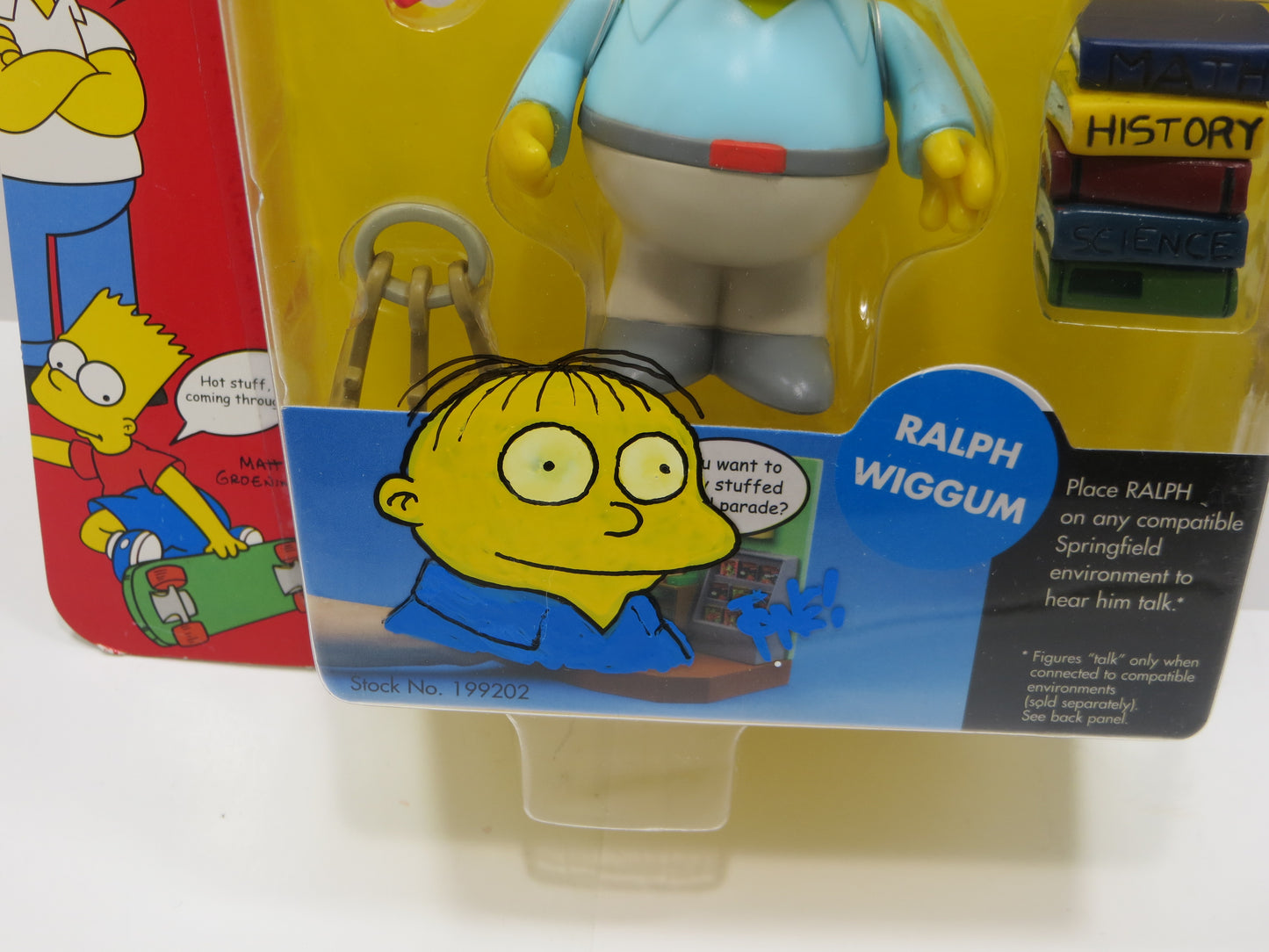 TONE RODRIGUEZ SIGNED SKETCHED Ralph Wiggum SIMPSONS FIGURINE JSA