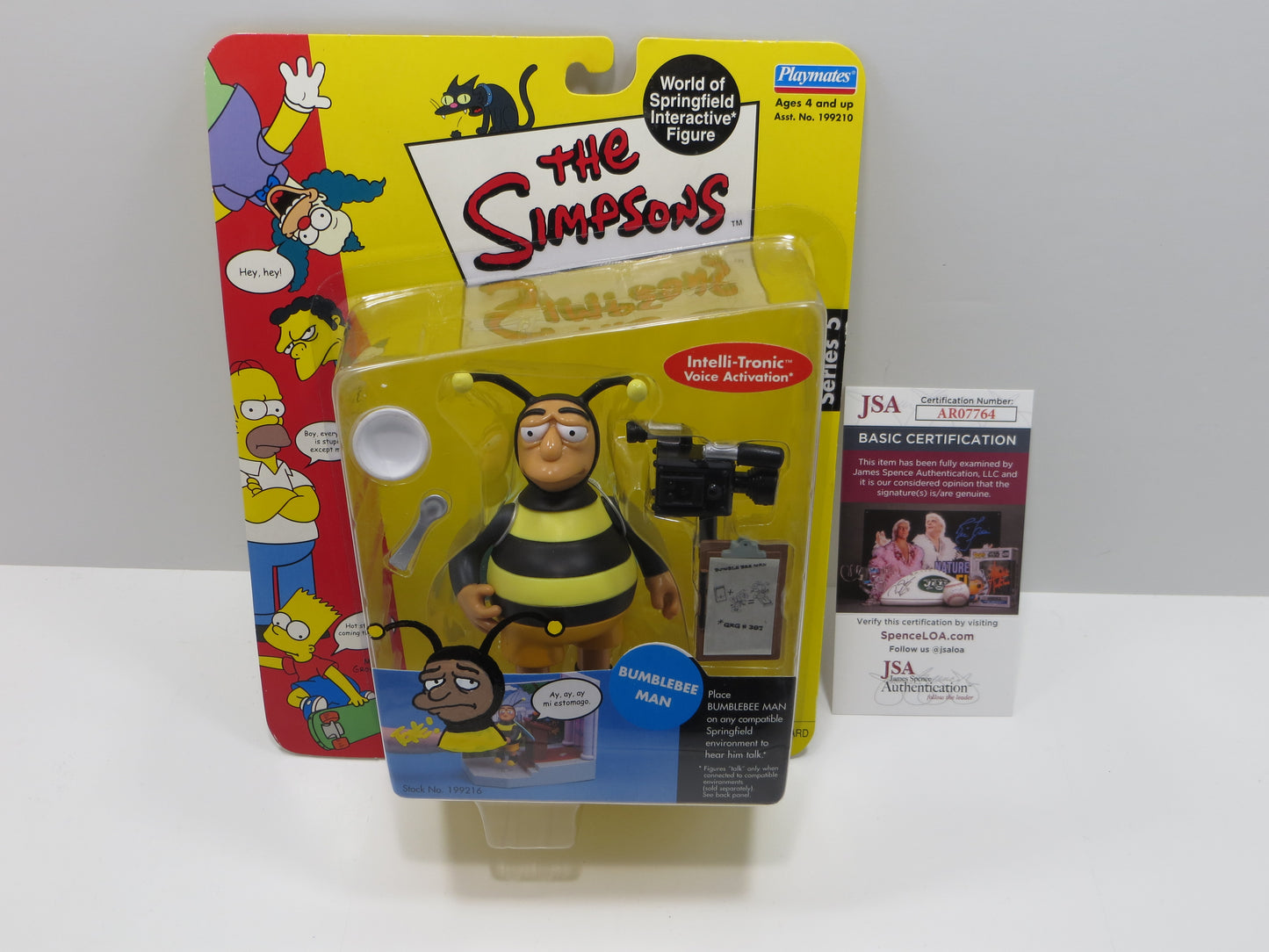TONE RODRIGUEZ SIGNED SKETCHED Bubblebee Man SIMPSONS FIGURINE JSA