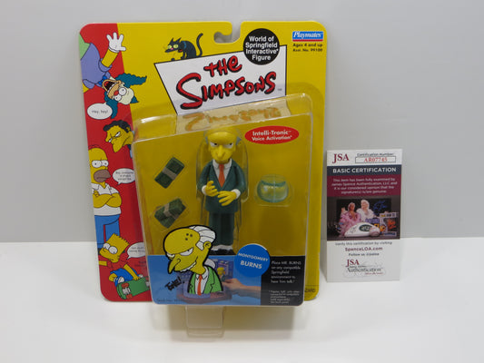TONE RODRIGUEZ SIGNED SKETCHED Montgomery Burns SIMPSONS FIGURINE JSA