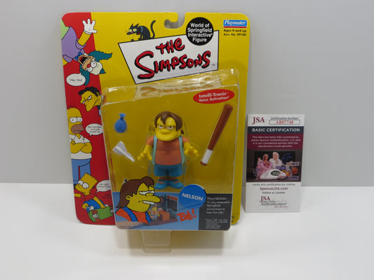 TONE RODRIGUEZ SIGNED SKETCHED Nelson SIMPSONS FIGURINE JSA