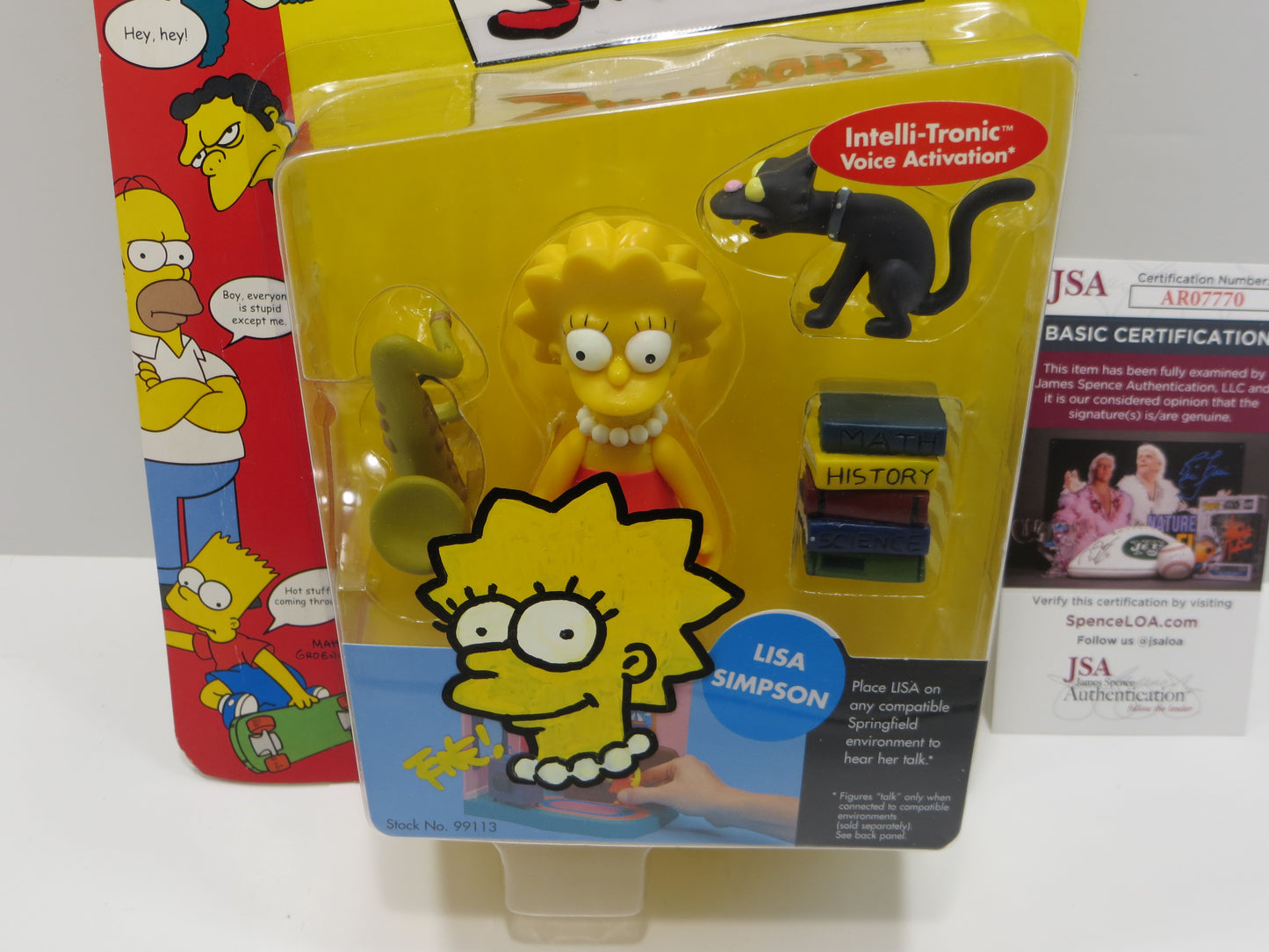 TONE RODRIGUEZ SIGNED SKETCHED Lisa Simpson SIMPSONS FIGURINE JSA