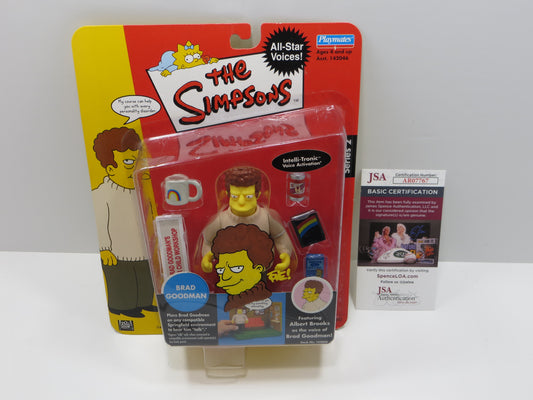 TONE RODRIGUEZ SIGNED SKETCHED Brad Goodman SIMPSONS FIGURINE JSA