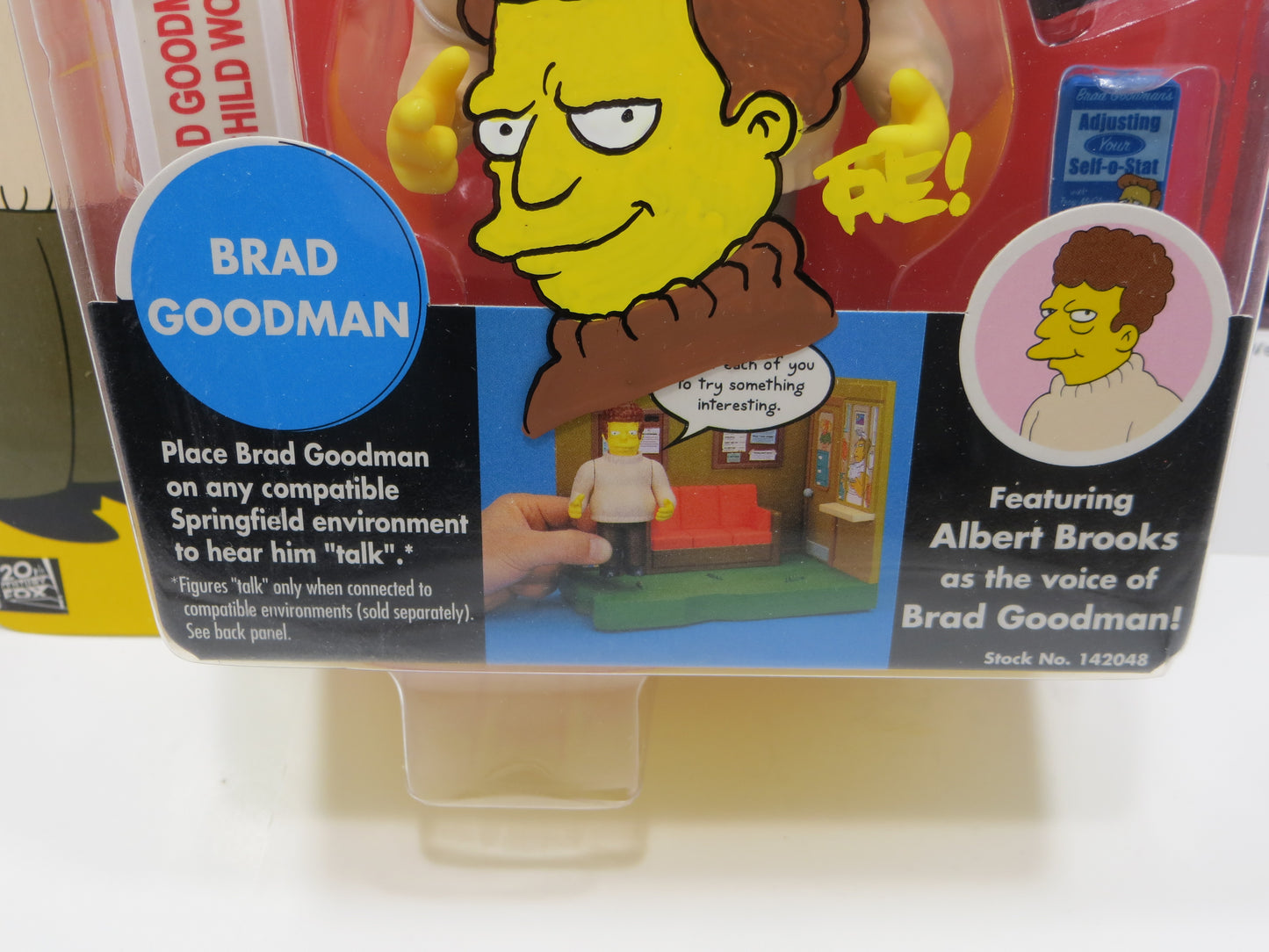 TONE RODRIGUEZ SIGNED SKETCHED Brad Goodman SIMPSONS FIGURINE JSA