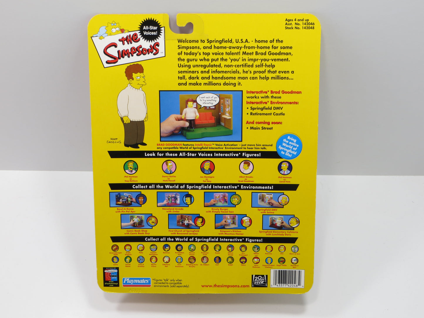 TONE RODRIGUEZ SIGNED SKETCHED Brad Goodman SIMPSONS FIGURINE JSA