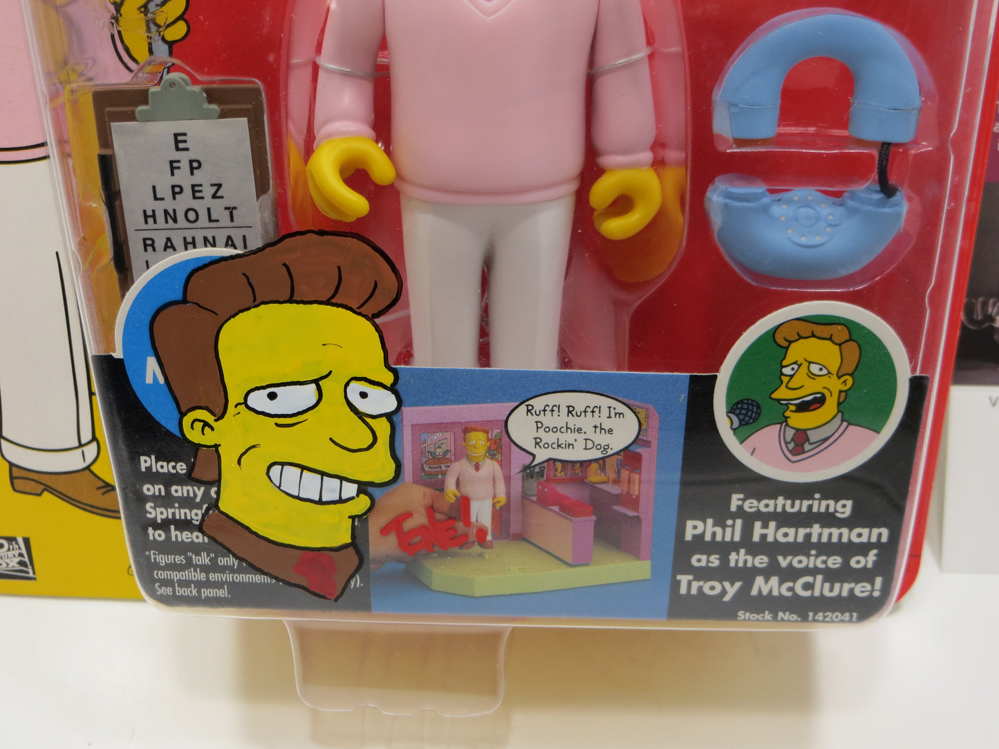 TONE RODRIGUEZ SIGNED SKETCHED Phil Hartman Troy McClure SIMPSONS FIGURINE JSA