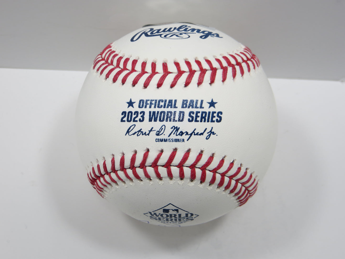 JOSH JUNG TEXAS RANGERS SIGNED Rawlings 2023 World Series Baseball BAS