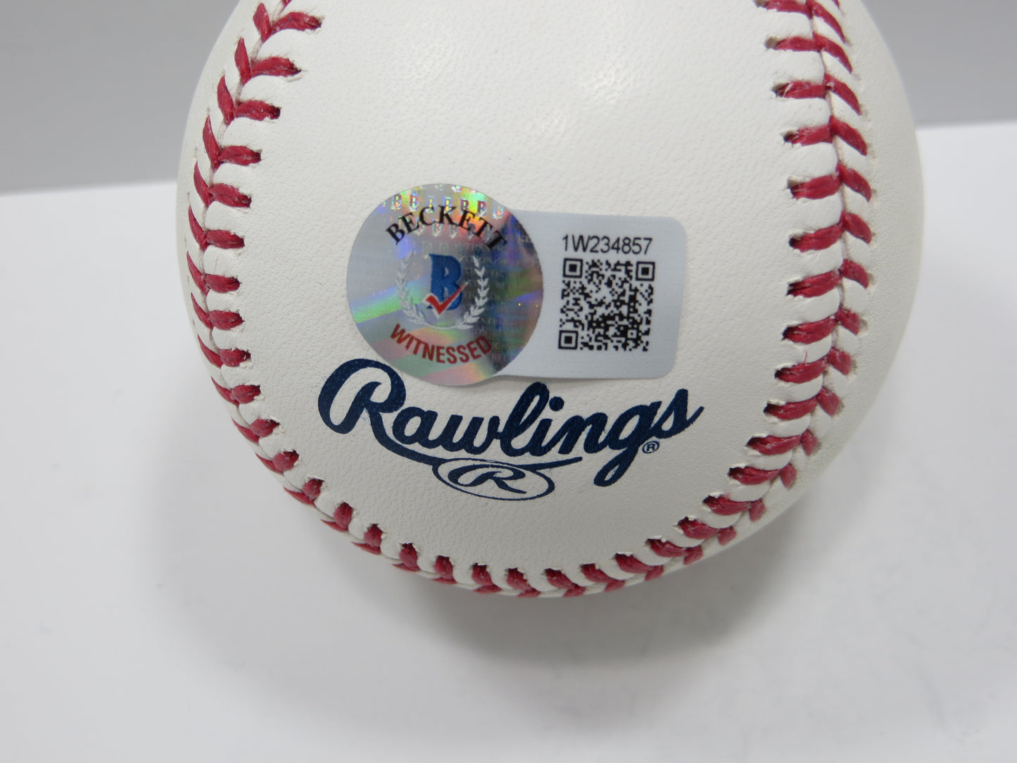 CODY BRADFORD TEXAS RANGERS RAWLINGS 2023 WORLD SERIES BASEBALL w/INSC BAS