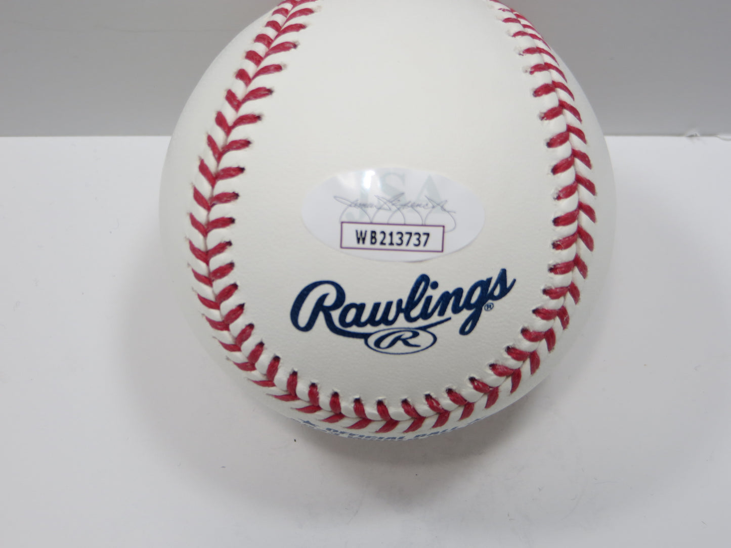 EVAN CARTER TEXAS RANGERS SIGNED Rawlings 2023 World Series Baseball JSA