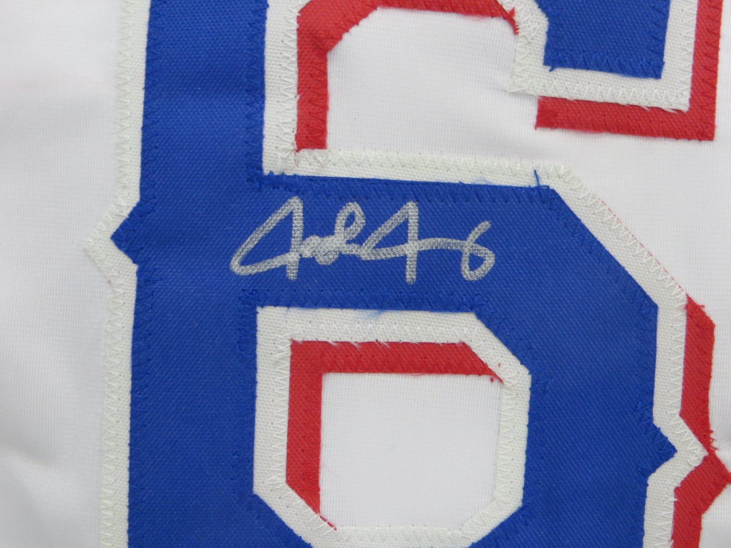 JOSH JUNG TEXAS RANGERS SIGNED SEWN Jersey BAS