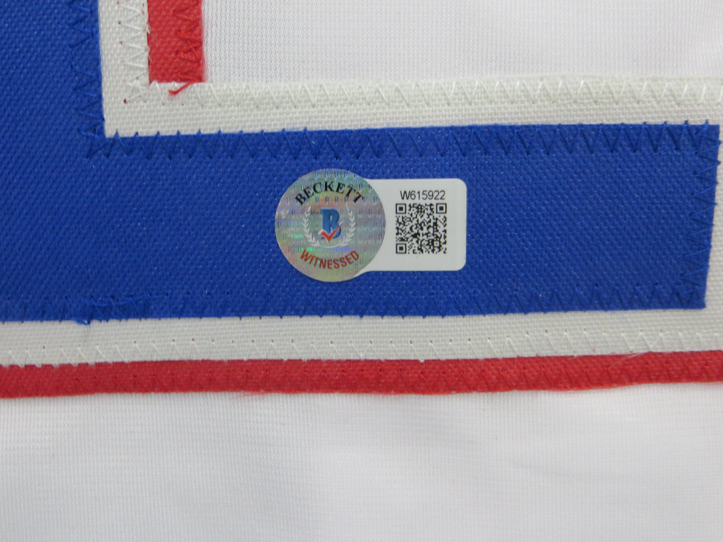 MARCUS SEMIEN TEXAS RANGERS SIGNED Sewn Jersey BAS