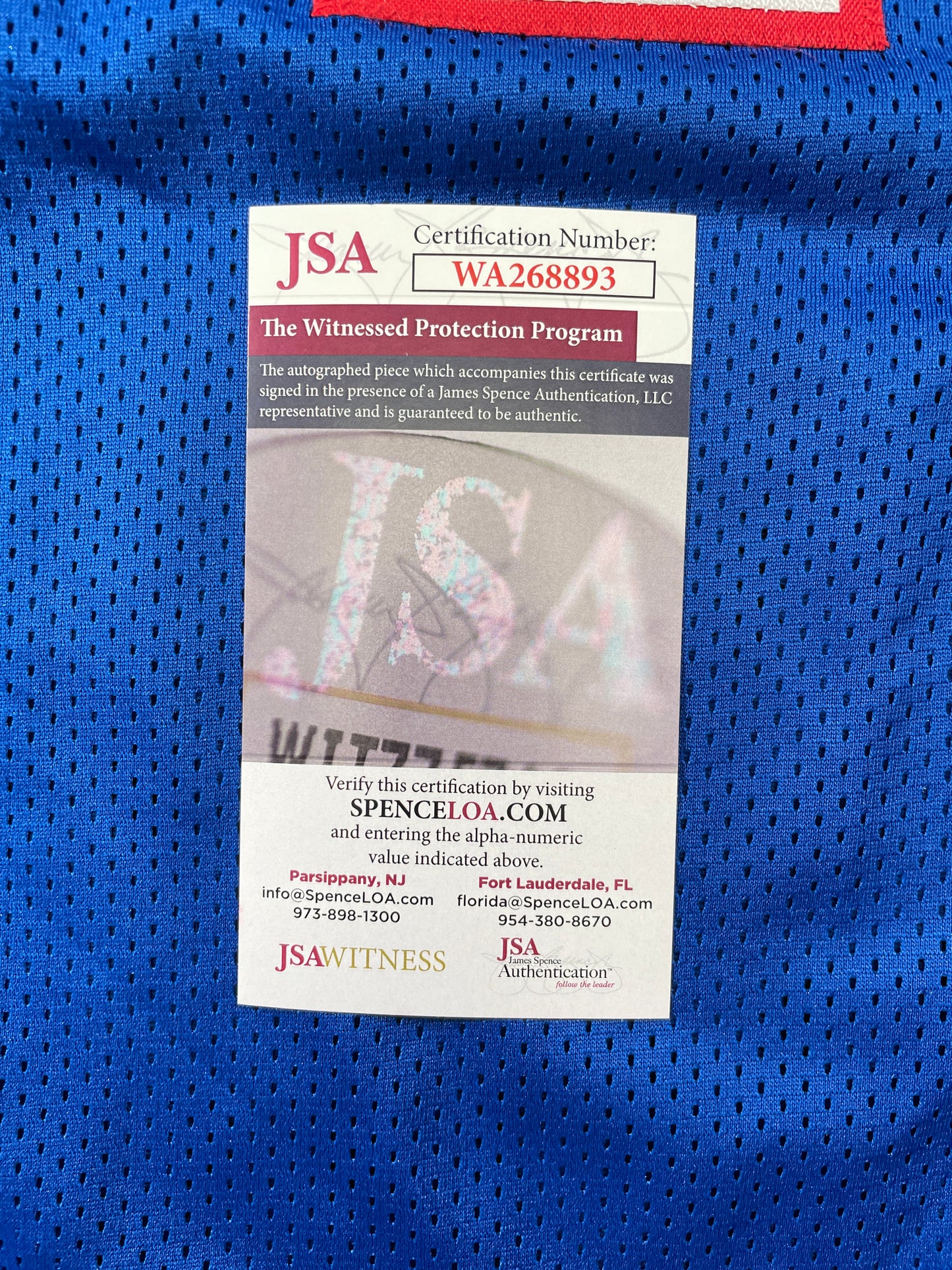SPUD WEBB SACRAMENTO KINGS SIGNED JERSEY NC STATE WOLFPACK XL JSA COA