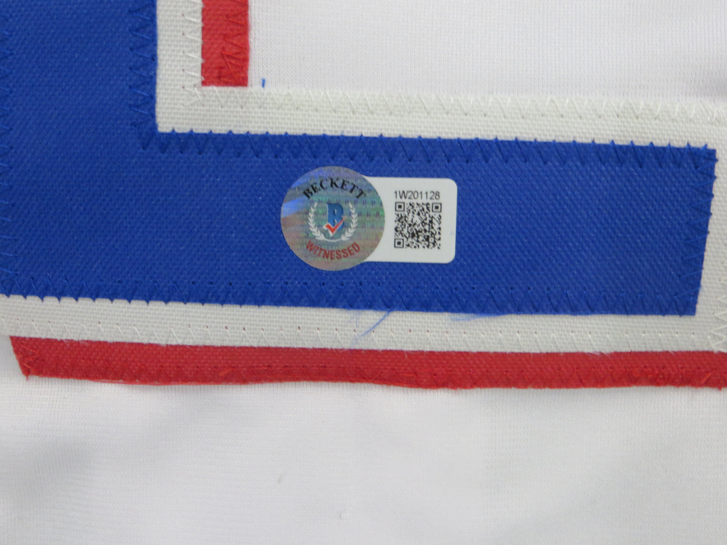 MARCUS SEMIEN TEXAS RANGERS SIGNED Sewn Jersey BAS
