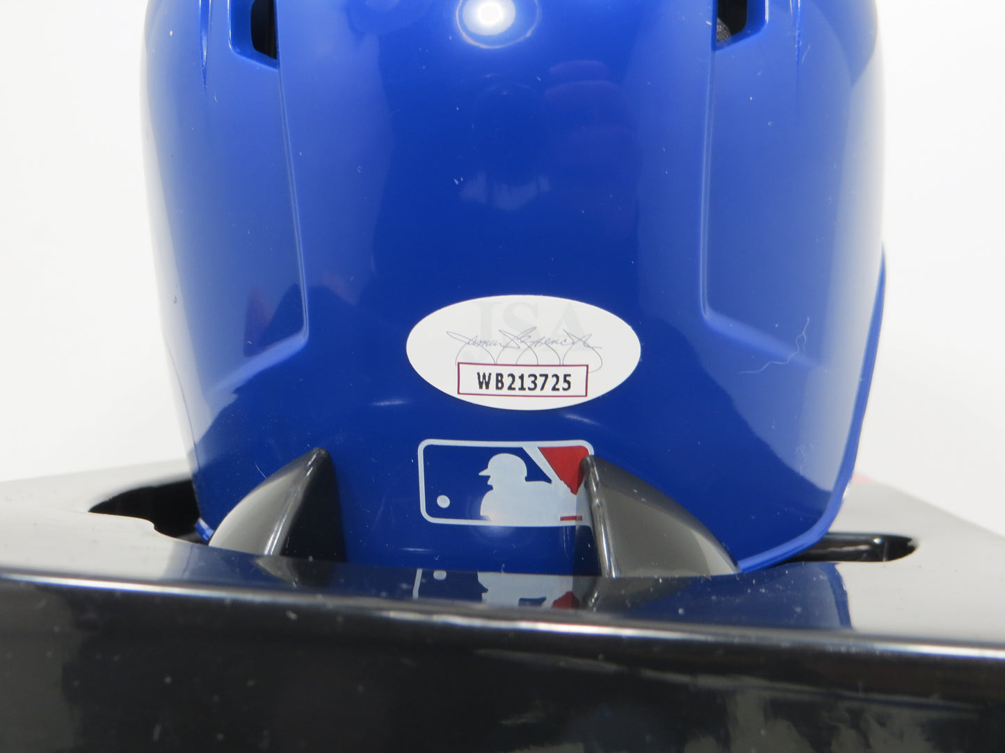 EVAN CARTER TEXAS RANGERS SIGNED Rawlings Mini Batting Helmet JSA COA