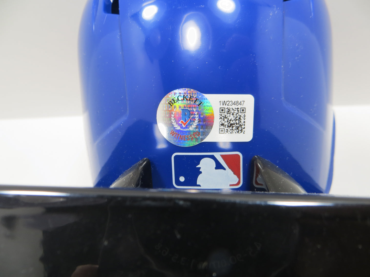 EVAN CARTER TEXAS RANGERS SIGNED Rawlings Mini Batting Helmet BAS COA