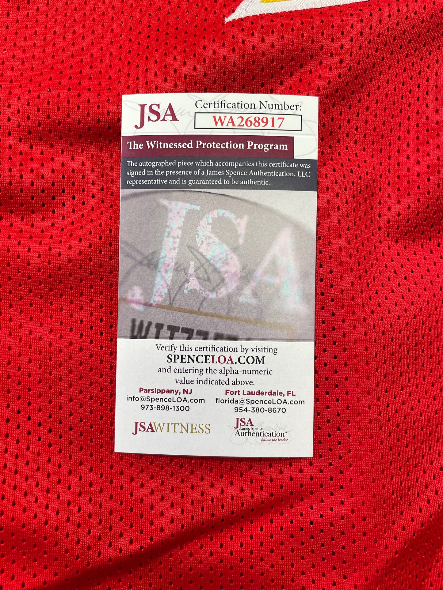 SPUD WEBB ATLANTA HAWKS SIGNED JERSEY w/Slam Dunk Champ 86 XL JSA COA