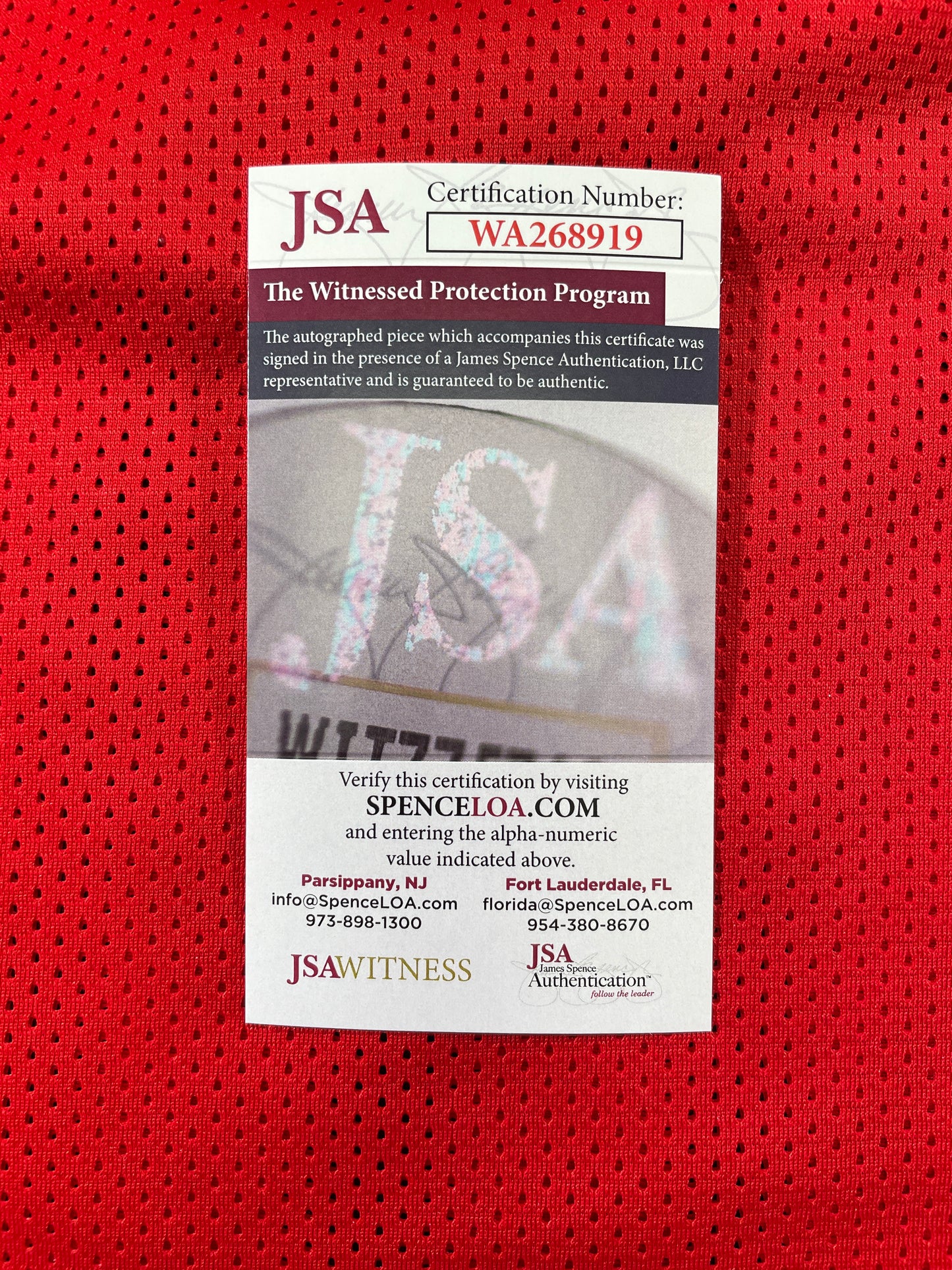 SPUD WEBB ATLANTA HAWKS SIGNED JERSEY w/Slam Dunk Champ 86 XL JSA COA