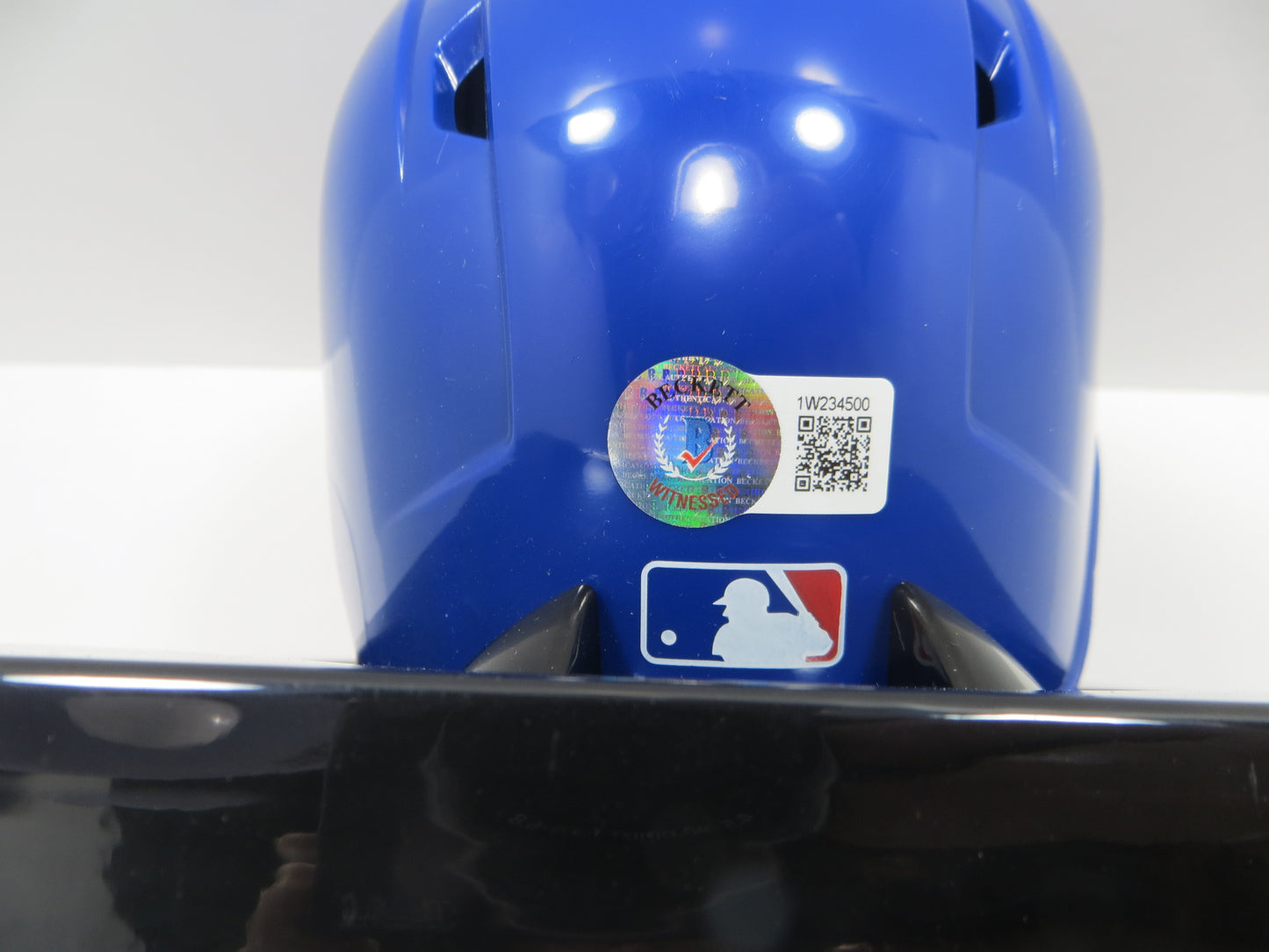 JOSH JUNG TEXAS RANGERS SIGNED Rawlings Mini Helmet BAS