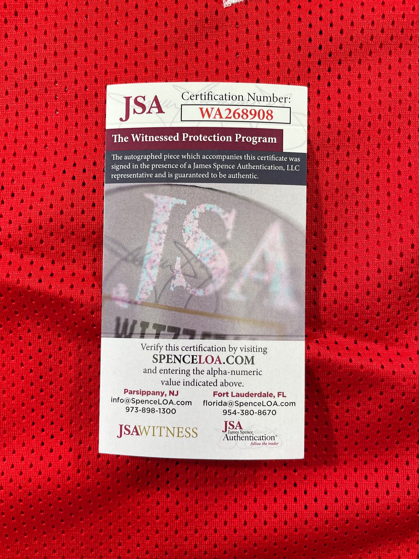 SPUD WEBB ATLANTA HAWKS SIGNED JERSEY w/Slam Dunk Champ 86 XL JSA COA