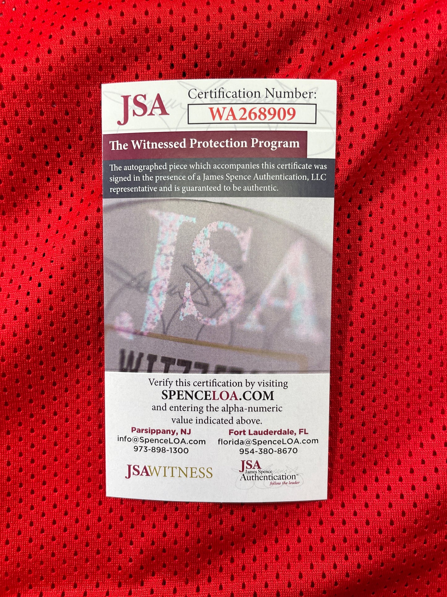 SPUD WEBB ATLANTA HAWKS SIGNED JERSEY w/Slam Dunk Champ 86 XL JSA COA