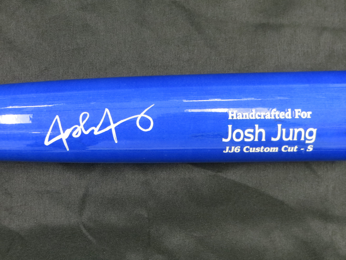 JOSH JUNG TEXAS RANGERS SIGNED Marucci PLAYER GAME MODEL BAT BAS