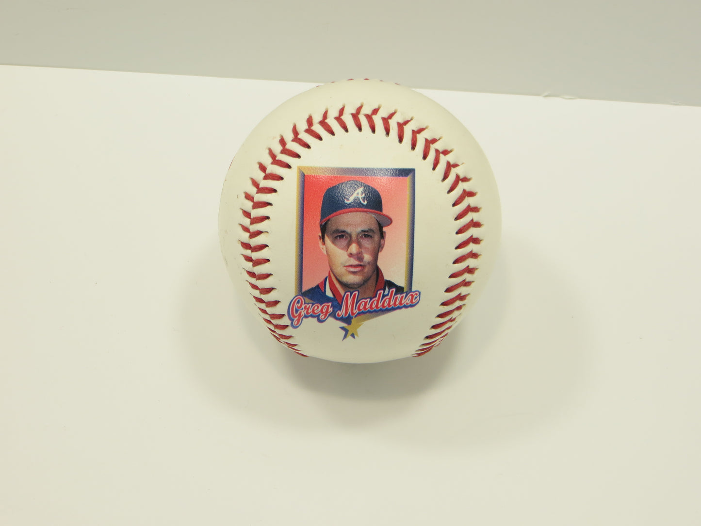 GREG MADDUX ATLANTA BRAVES WHEATIES ALL STARS FOTOBALL