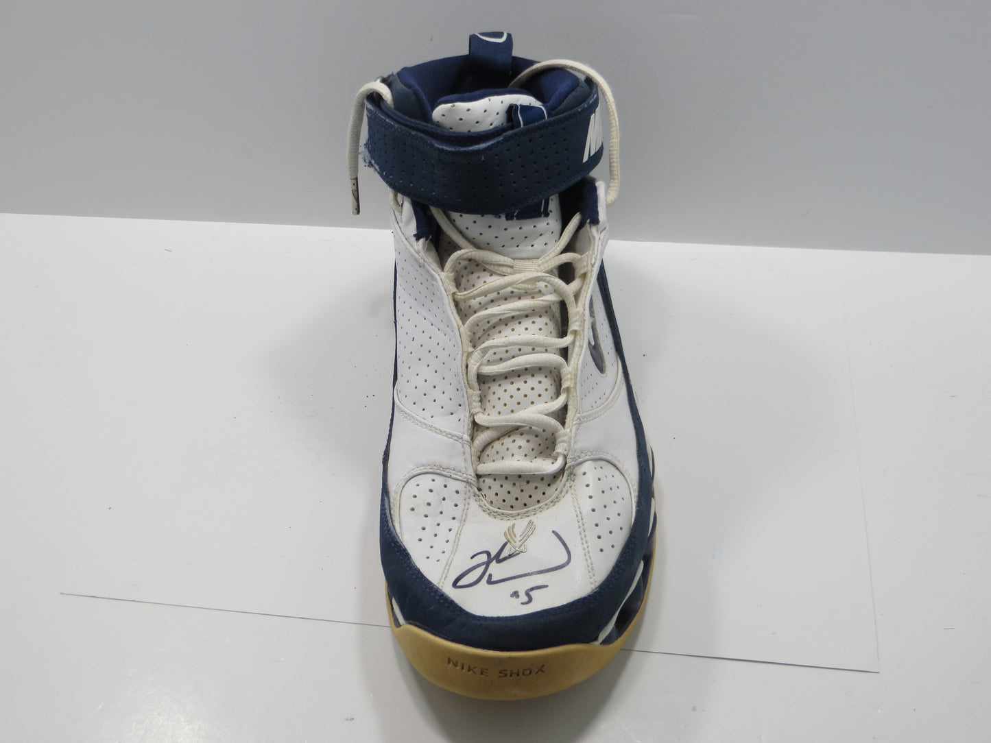 JOSH HOWARD DALLAS MAVERICKS SIGNED GAME USED NIKE Left SHOE JSA