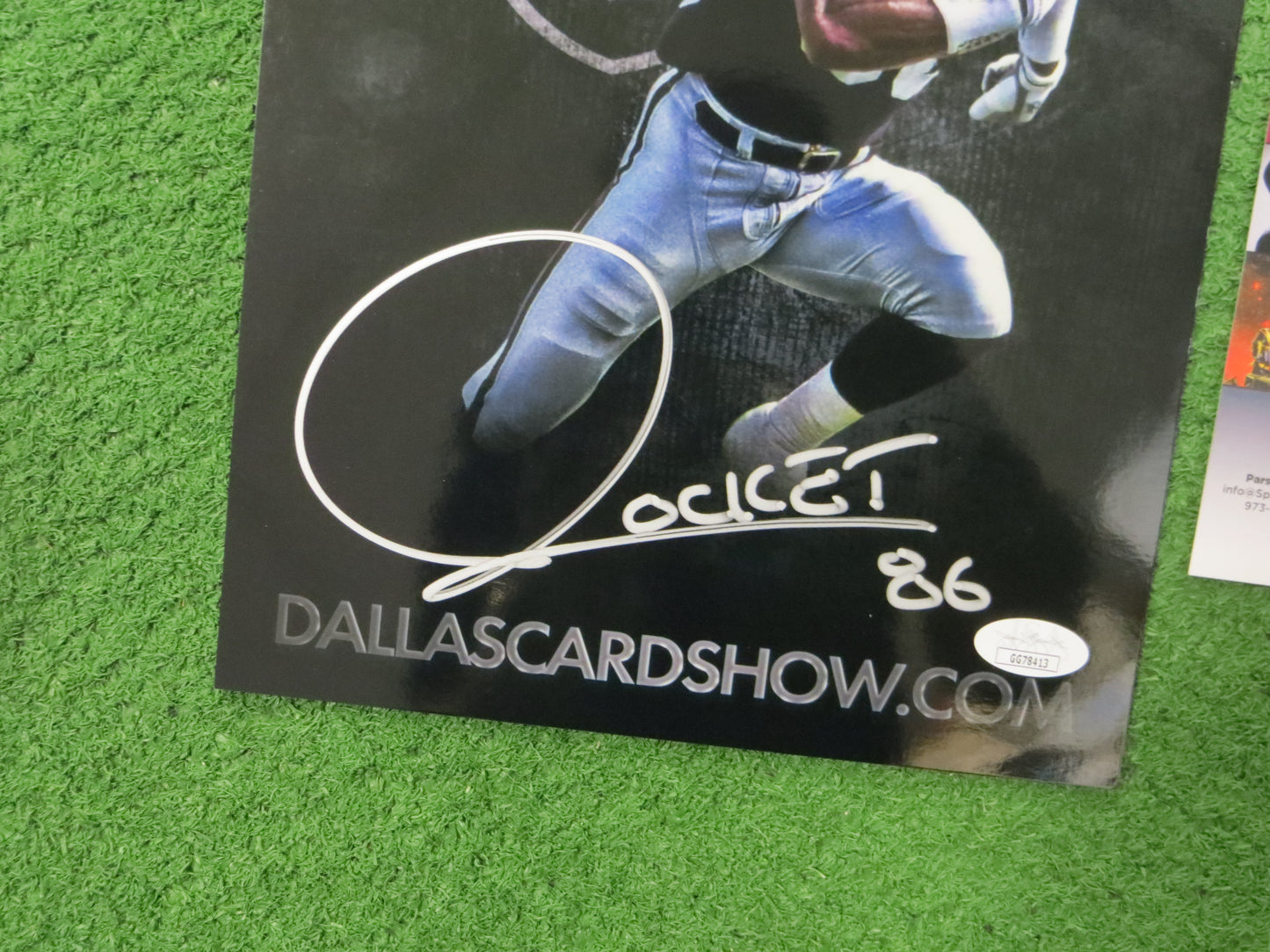 RAGHIB ROCKET ISMAIL SIGNED RAIDERS 8x10 Photo JSA