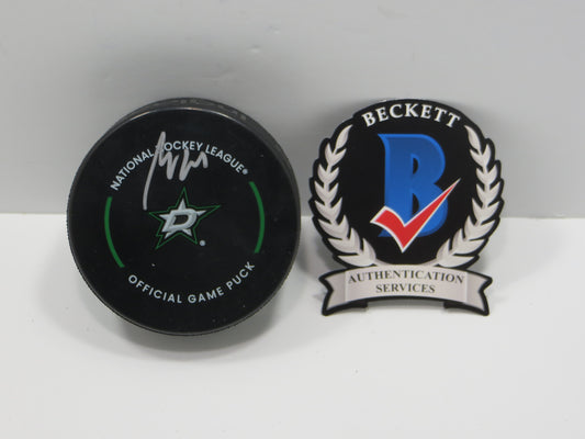 MIRO HEISKANEN SIGNED DALLAS STARS NHL OFFICIAL GAME HOCKEY PUCK BAS