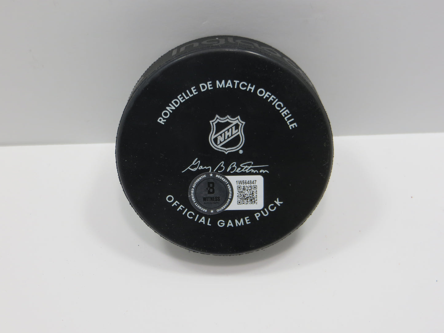 MIRO HEISKANEN SIGNED DALLAS STARS NHL OFFICIAL GAME HOCKEY PUCK BAS