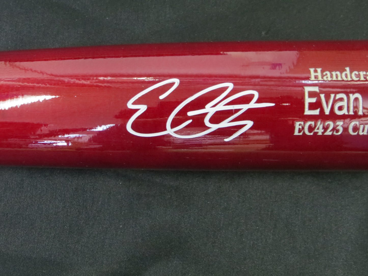 EVAN CARTER TEXAS RANGERS SIGNED MARUCCI PLAYER MODEL BAT BAS COA