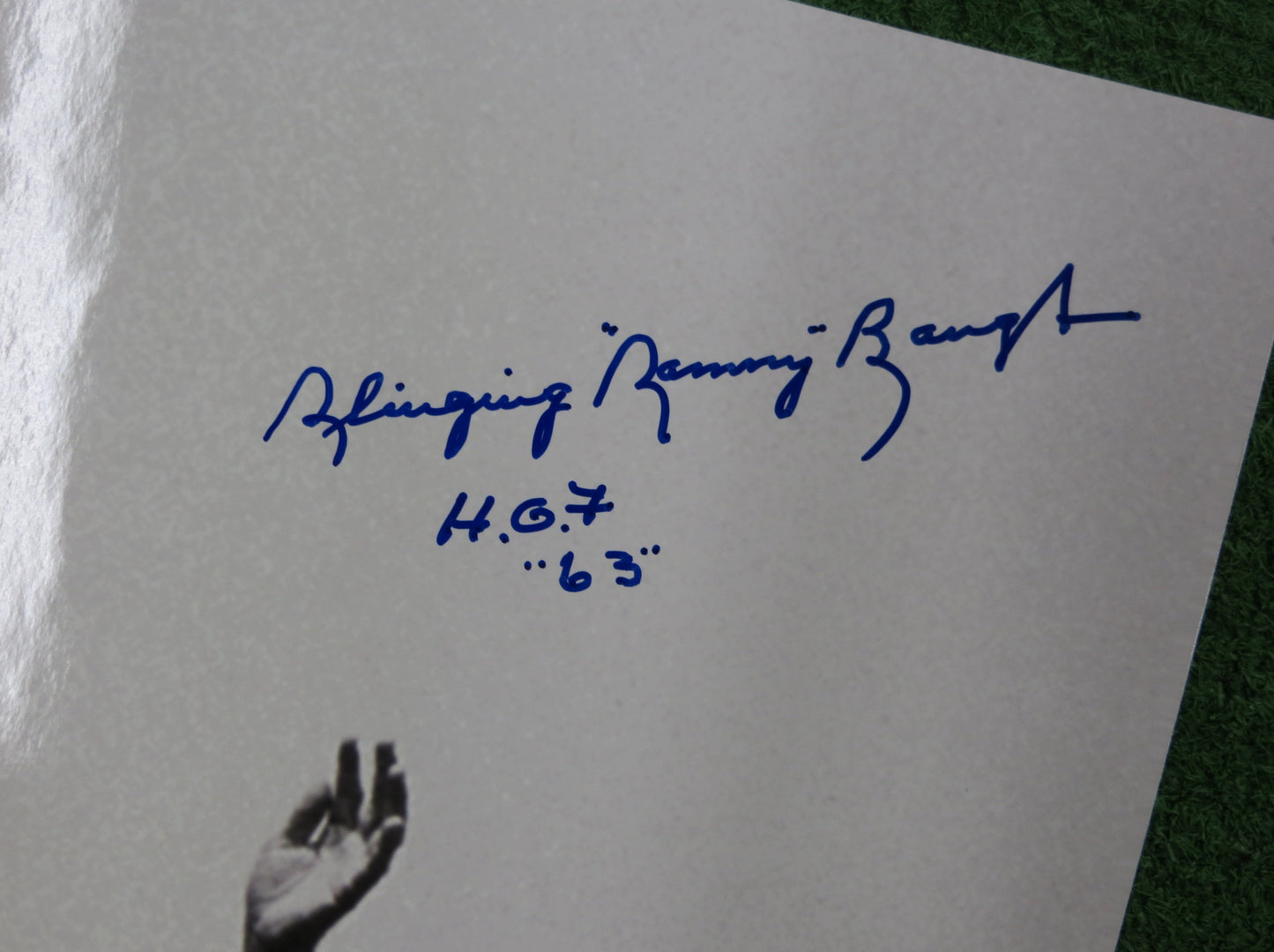 SAMMY BAUGH WASHINGTON REDSKINS SIGNED 16x20 PHOTO w/HOF JSA COA