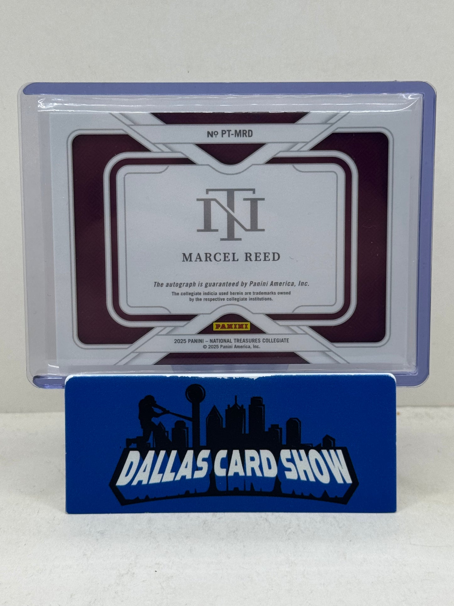 2025 National Treasure Collegiate Marcel Reed Potential Treasures Autograph /75