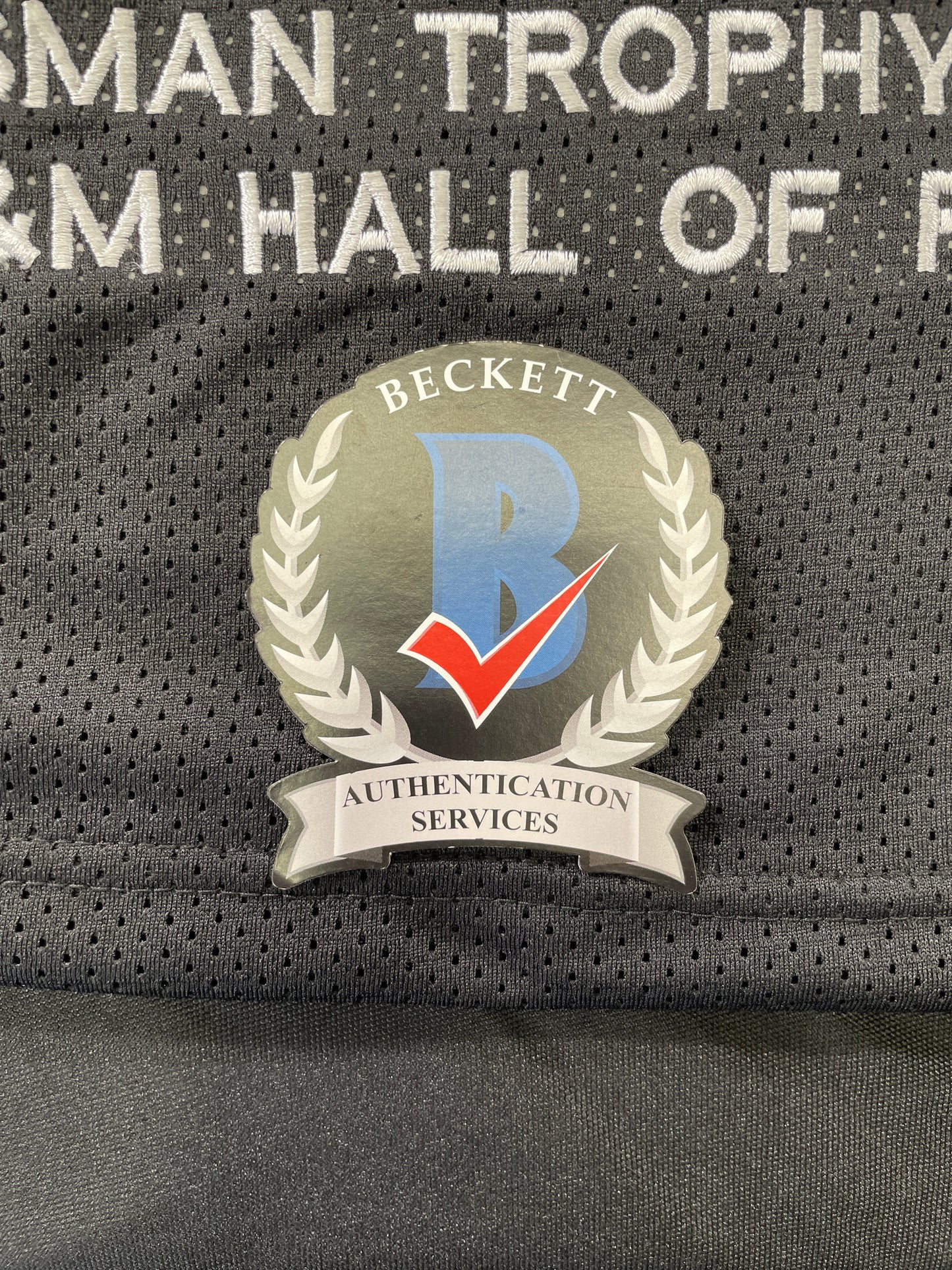 JOHNNY MANZIEL BLACK TEXAS A&M SIGNED STAT JERSEY w/"NCAA Sucks" BAS