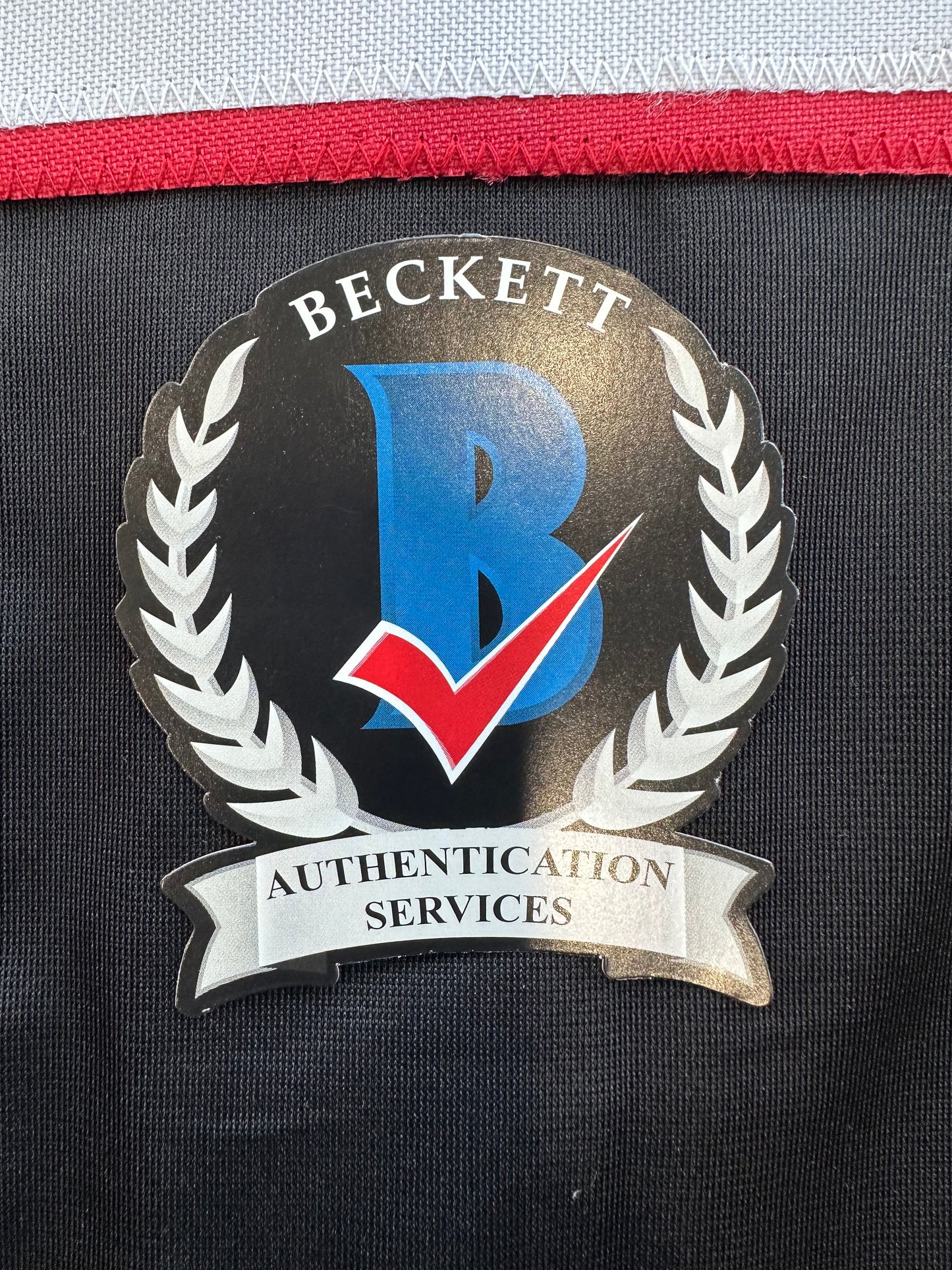 JACE JUNG SIGNED BLACK TEXAS TECH JERSEY BAS