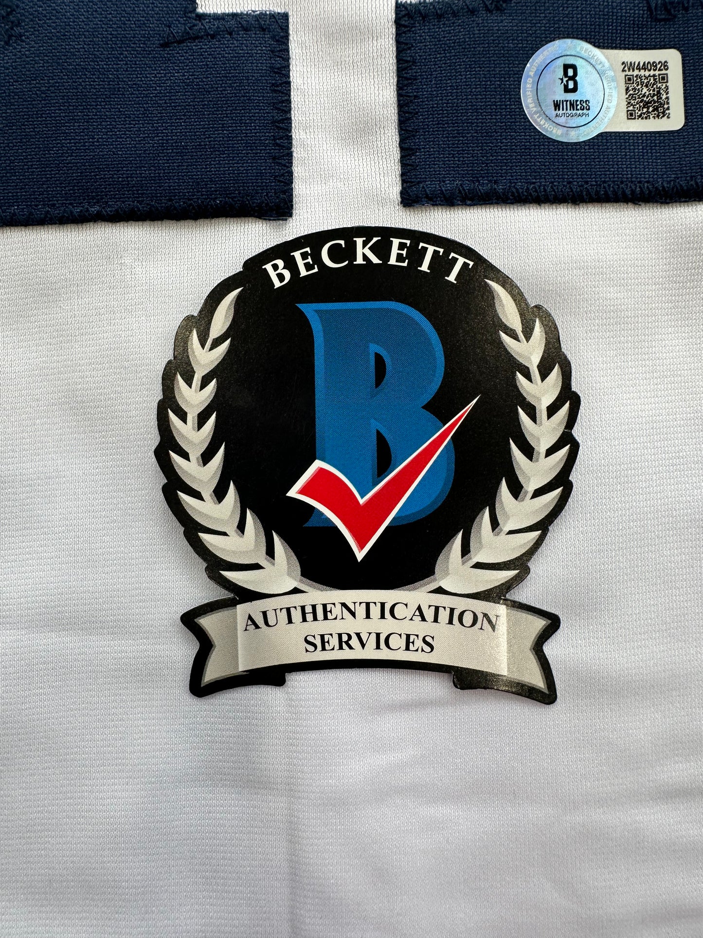 JACE JUNG SIGNED WHITE DETROIT TIGERS JERSEY Texas Tech BAS