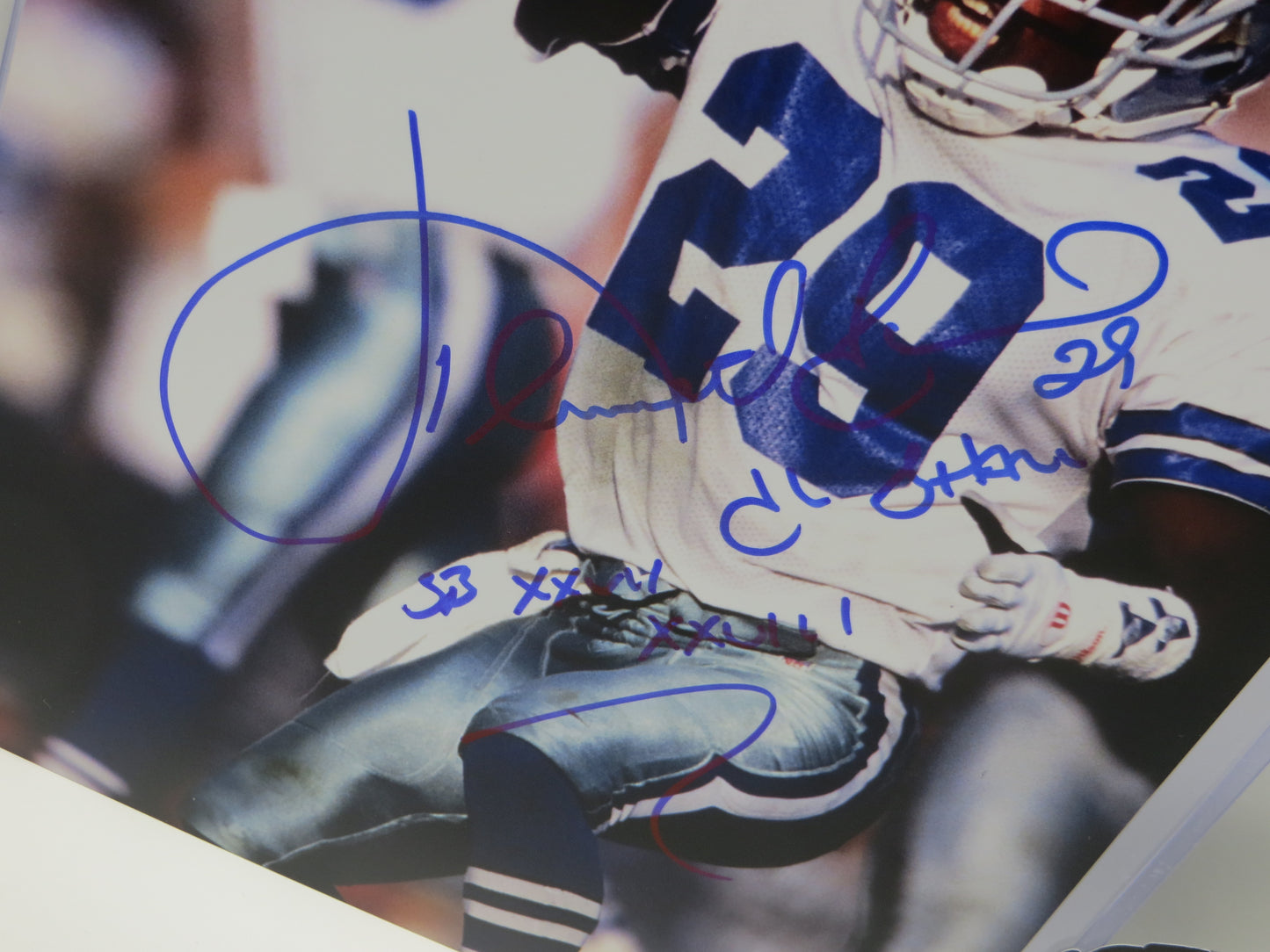 KENNY KENNETH GANT DALLAS COWBOYS SIGNED 8x10 PHOTO w/INSCs BAS COA
