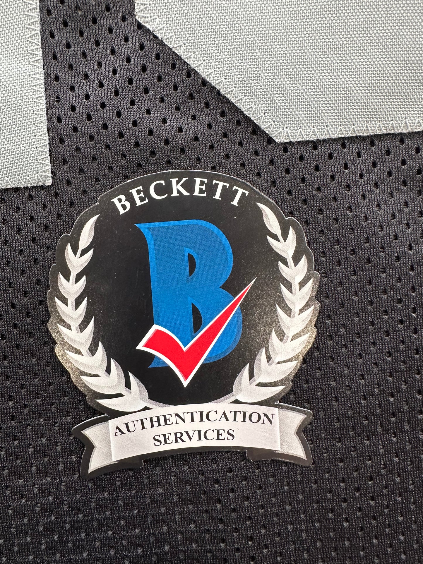 MICHAEL CRABTREE SIGNED BLACK FOOTBALL JERSEY Oakland Raiders BAS