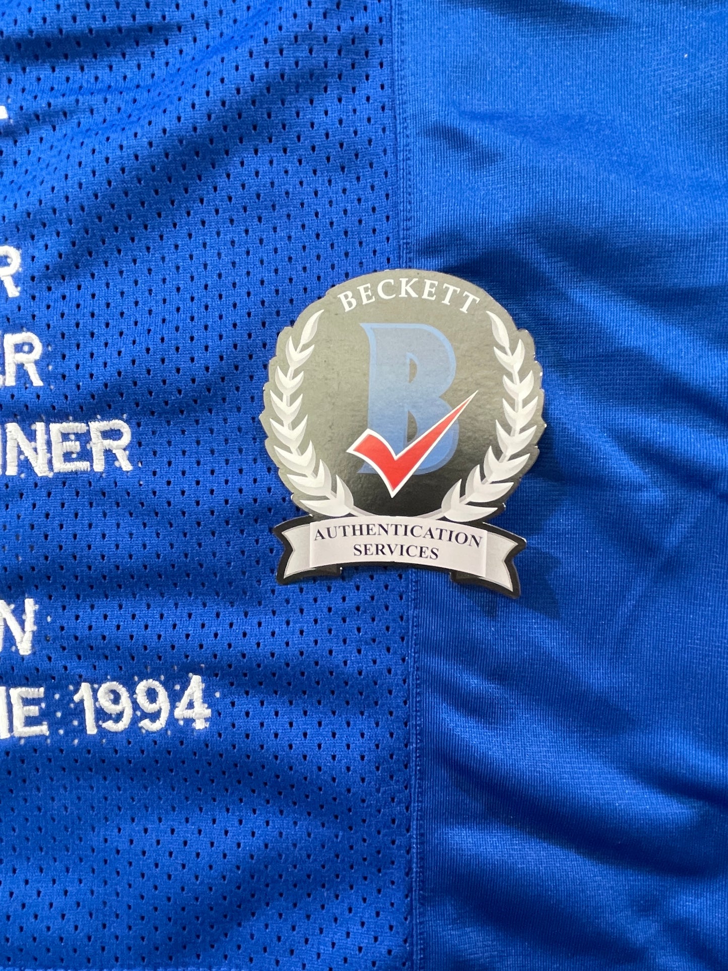 TONY DORSETT PITT PANTHERS SIGNED STAT JERSEY Dallas Cowboys BAS COA