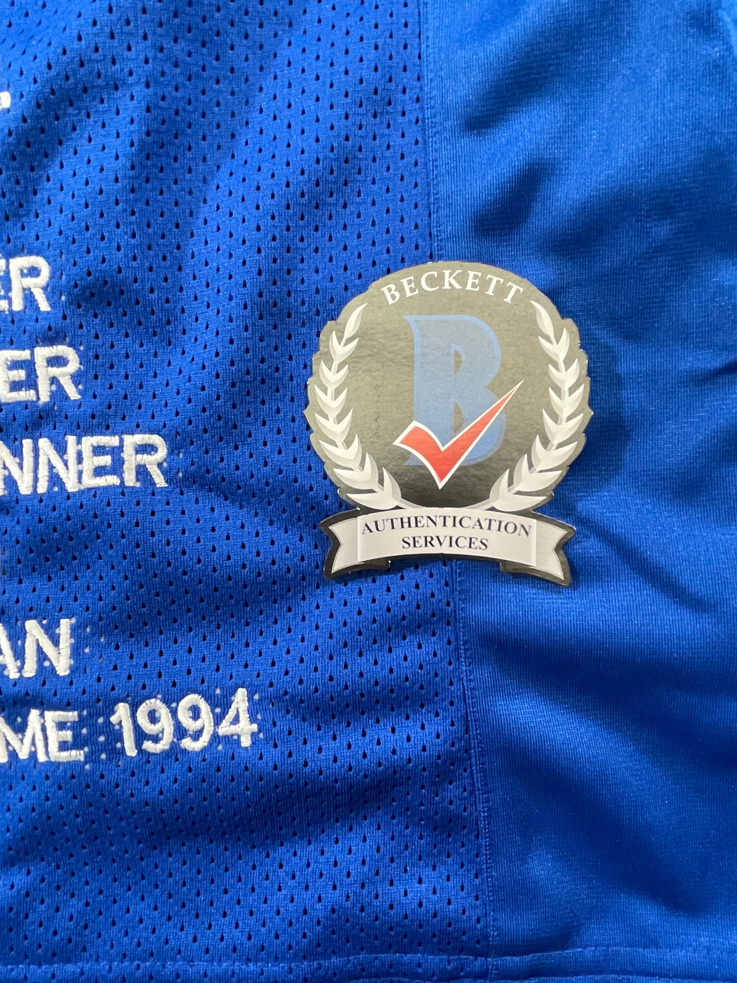 TONY DORSETT PITT PANTHERS SIGNED STAT JERSEY Dallas Cowboys BAS COA