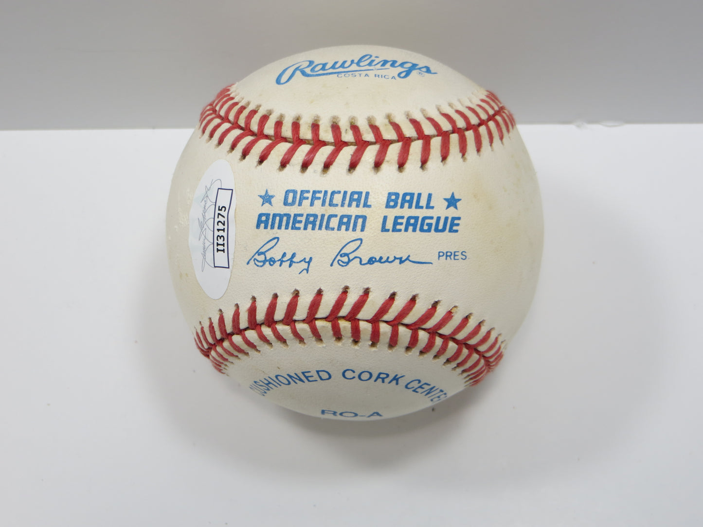 JEFF REARDON SIGNED Rawlings OAL BASEBALL Minnesota Twins w/INSC JSA COA